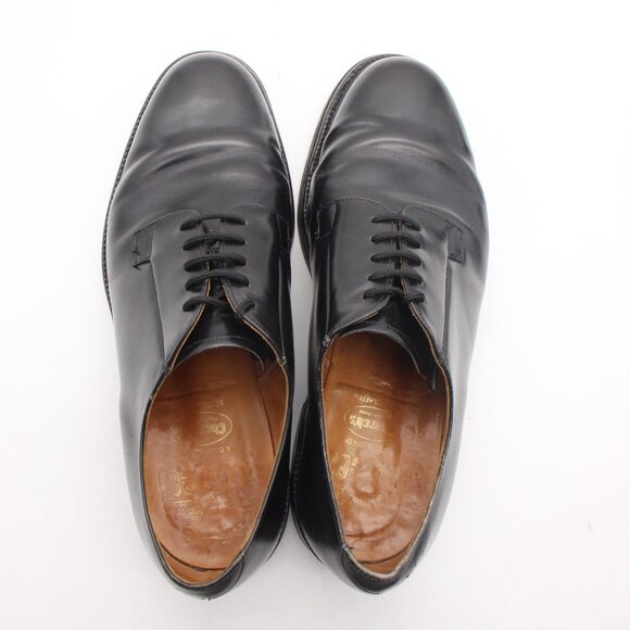 Church\'s Royal Tweed Plain Toe Derby Men’s Size UK 10.5 Black Leather Lace Up main image 14